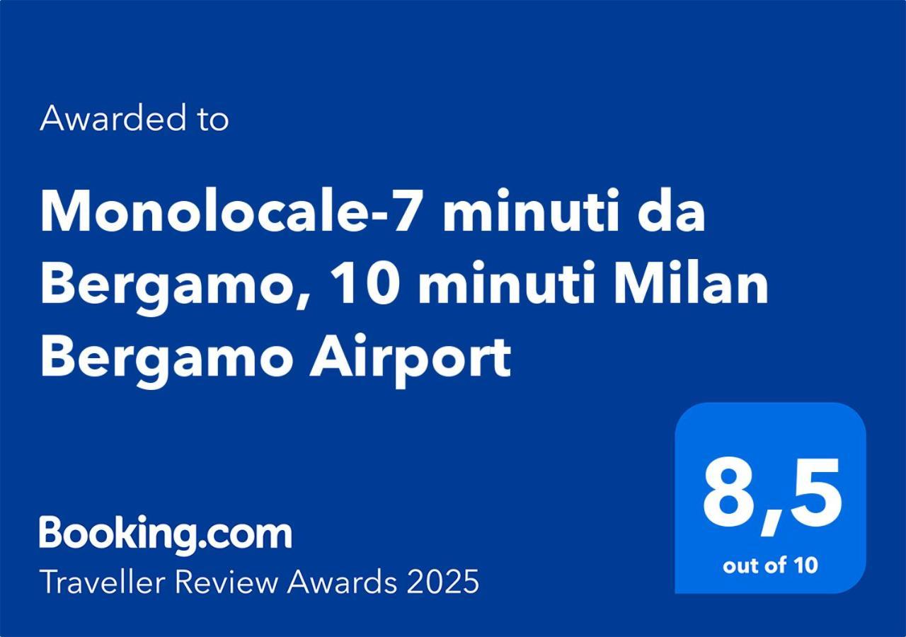 Monolocale-7 Minuti Da Bergamo, 10 Minuti Milan Bergamo Airport Apartment Gorle Екстериор снимка